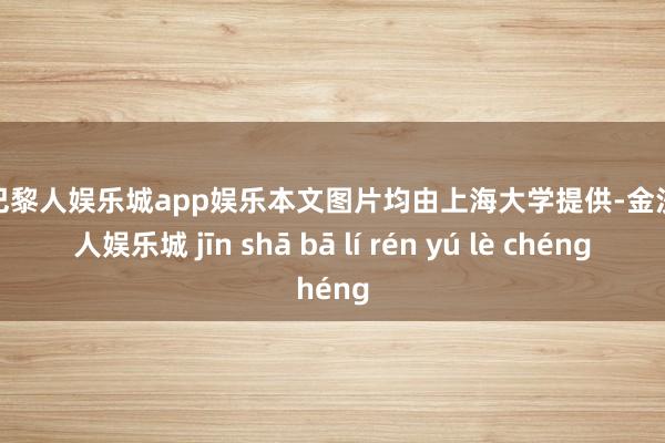 金沙巴黎人娱乐城app娱乐本文图片均由上海大学提供-金沙巴黎人娱乐城 jīn shā bā lí rén yú lè chéng