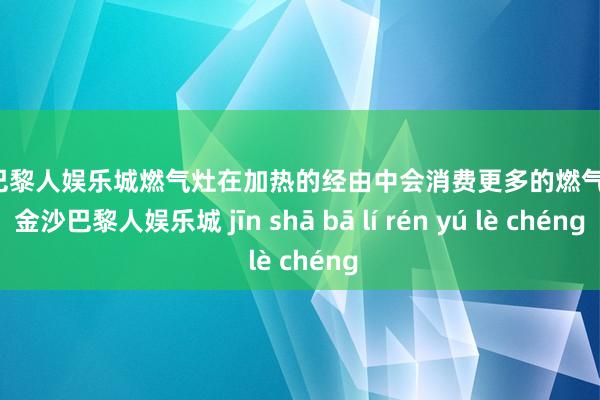 金沙巴黎人娱乐城燃气灶在加热的经由中会消费更多的燃气资源-金沙巴黎人娱乐城 jīn shā bā lí rén yú lè chéng